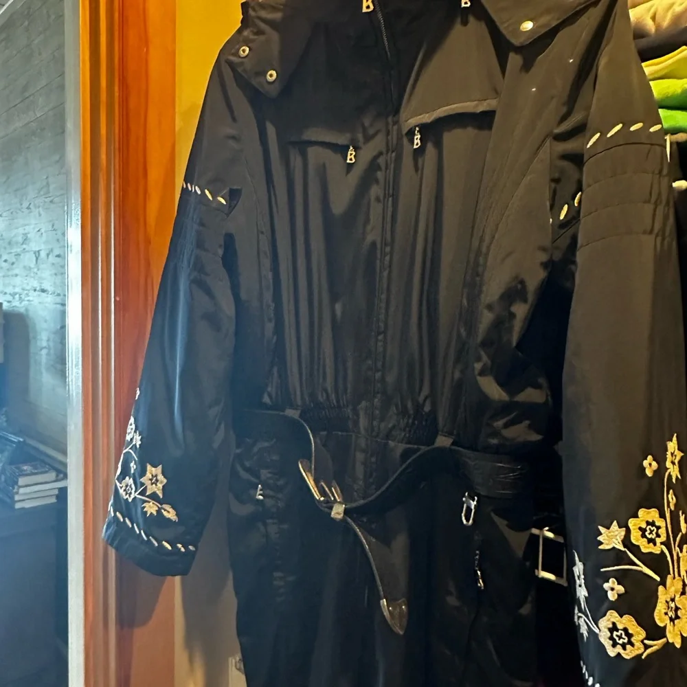 Beautiful Bogner one piece ski suit.
